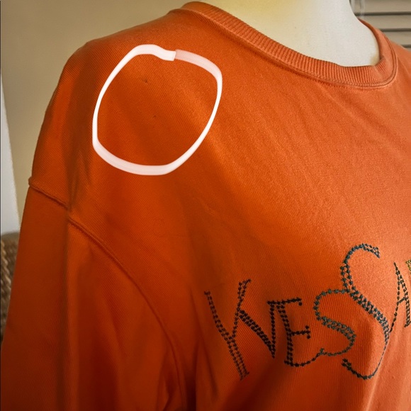 Vintage Saint Laurent Embroidered Sweatshirt - Picture 3 of 16